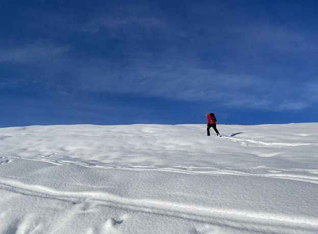 Guided Winter Hike with culinaric surprise in Klostertal